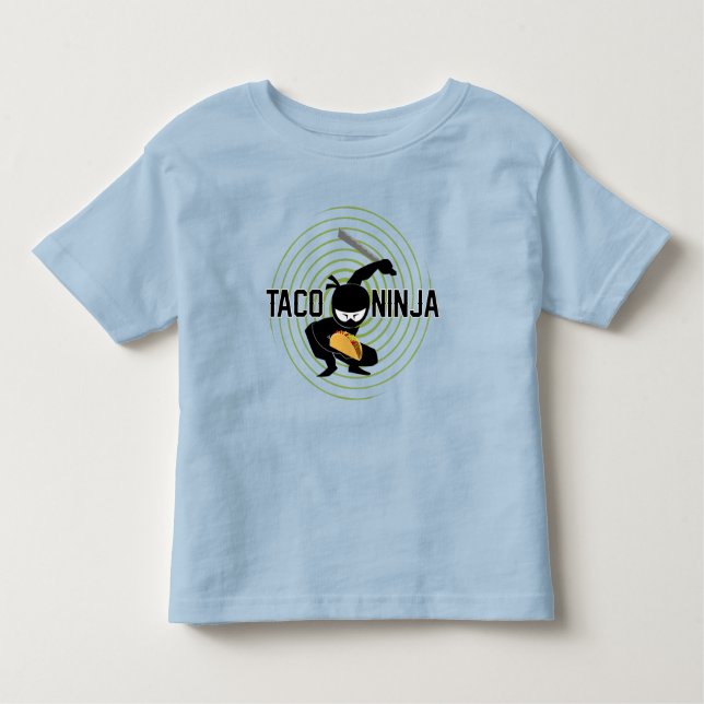 Diseño de Taco Ninja - Camiseta Toddler Fine Jerse (Anverso)