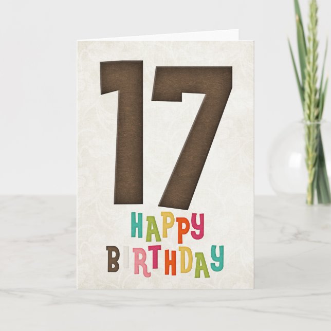 Diseño de tarjeta de cumpleaños feliz para el cump (Anverso)