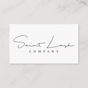 Diseño de tarjeta de encargo Saint Lash Company
