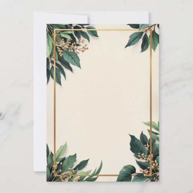 Diseño de Tarjeta de Invitación (Anverso)