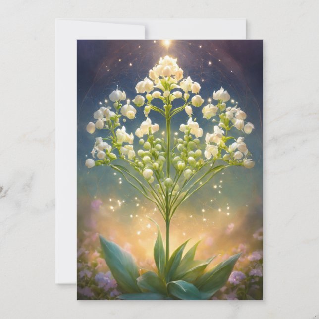 Diseño de tarjeta de invitación (Anverso)