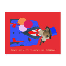 Diseño de tarjeta de invitación de cumpleaños para