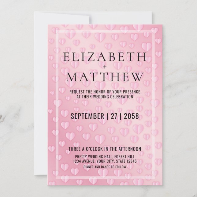 Diseño de tarjeta de invitación para espectros de  (Anverso)