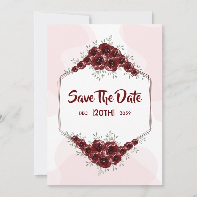 Diseño de tarjeta de invitación para invierno Temp (Reverso)