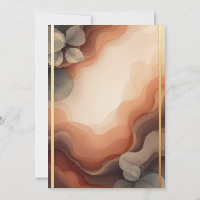 Diseño de tarjeta de invitación PREMIUM (Anverso)