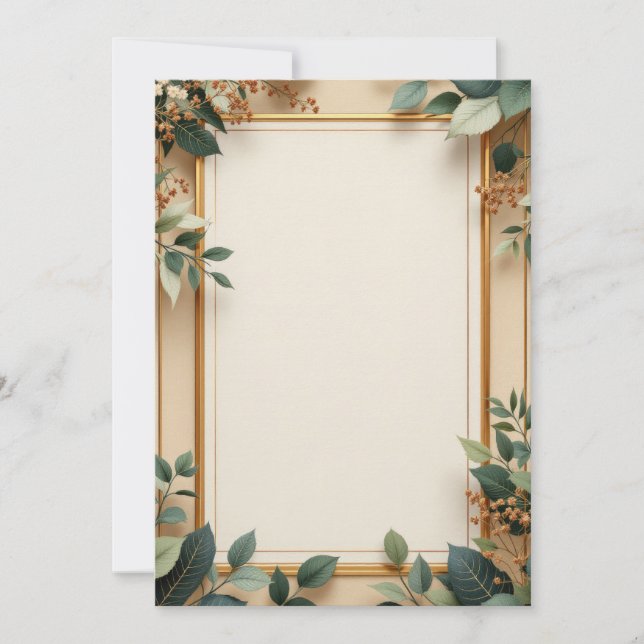 Diseño de tarjeta de invitación PREMIUM (Anverso)