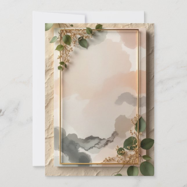 Diseño de tarjeta de invitación PREMIUM (Anverso)