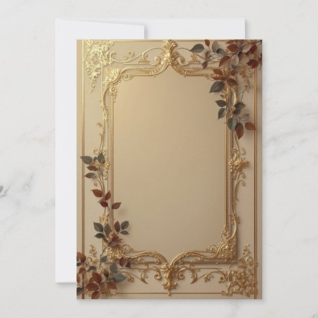 Diseño de tarjeta de invitación PREMIUM (Anverso)