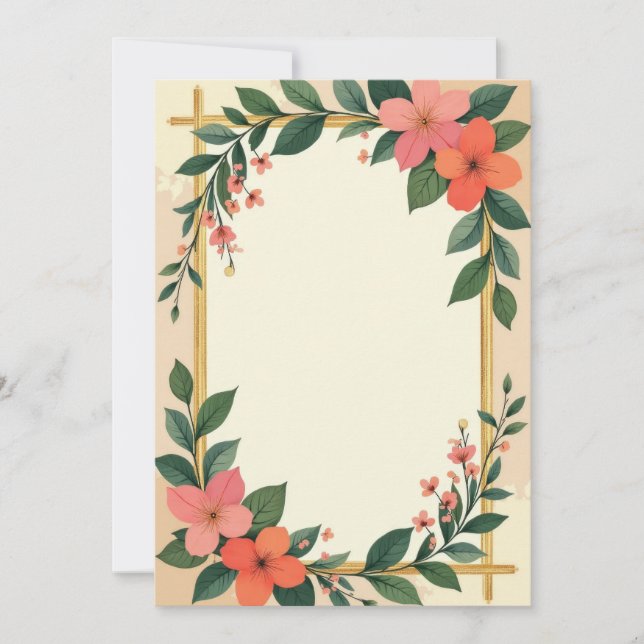 Diseño de tarjeta de invitación PREMIUM (Anverso)