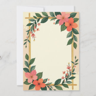 Diseño de tarjeta de invitación PREMIUM