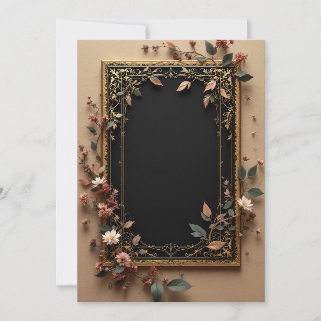 Diseño de tarjeta de invitación PREMIUM (Anverso)