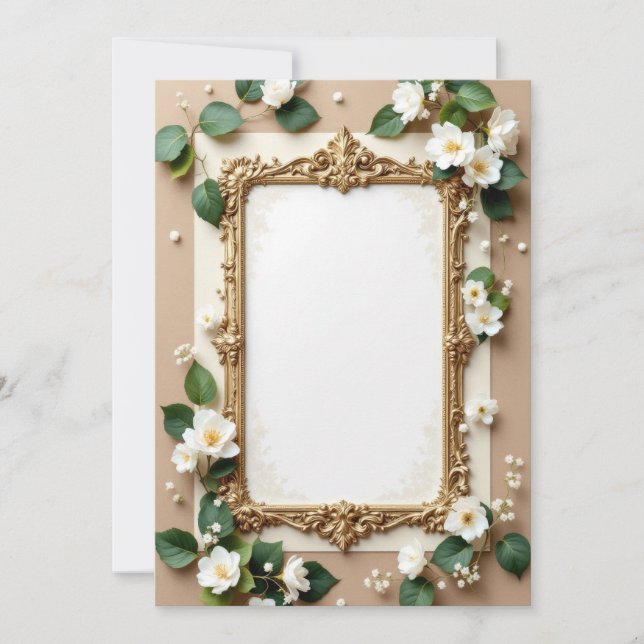 Diseño de Tarjeta de Invitación PREMIUM (Anverso)