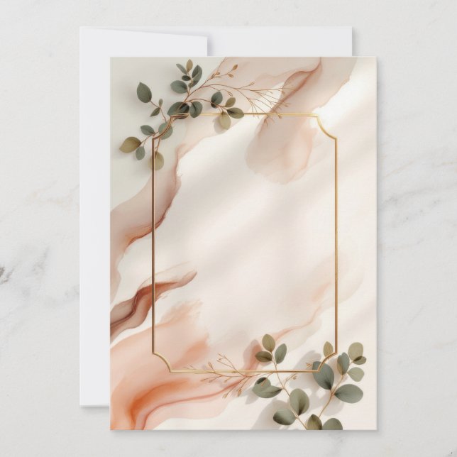 Diseño de Tarjeta de Invitación PREMIUM (Anverso)