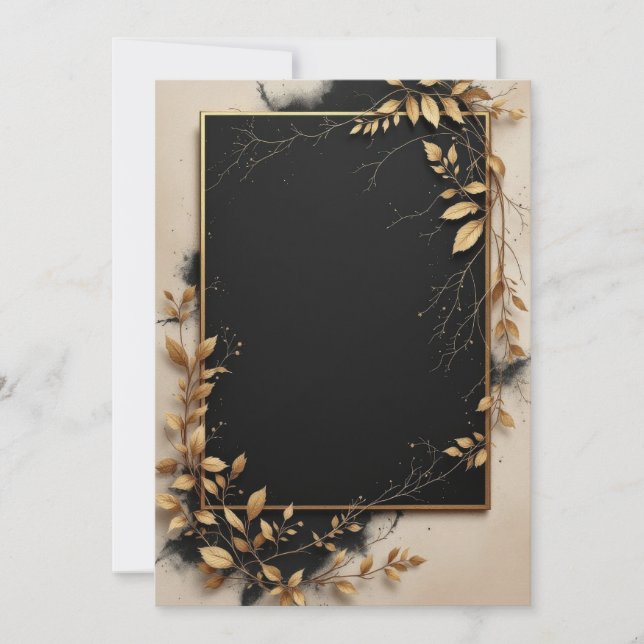 Diseño de tarjeta de invitación PREMIUM (Anverso)