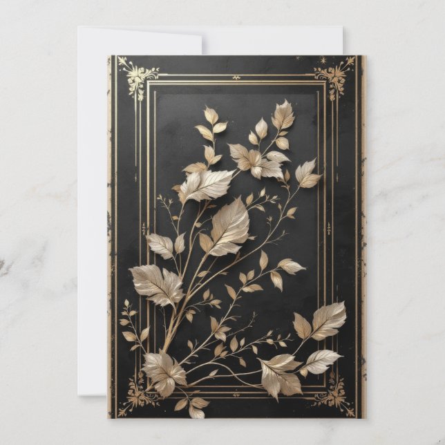 Diseño de Tarjeta de Invitación PREMIUM (Anverso)