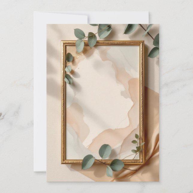 Diseño de Tarjeta de Invitación PREMIUM (Anverso)