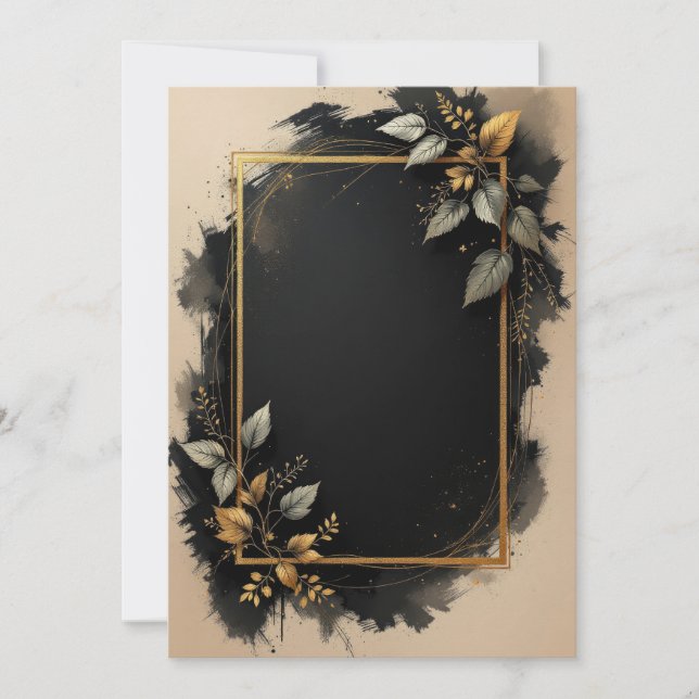 Diseño de tarjeta de invitación PREMIUM (Anverso)