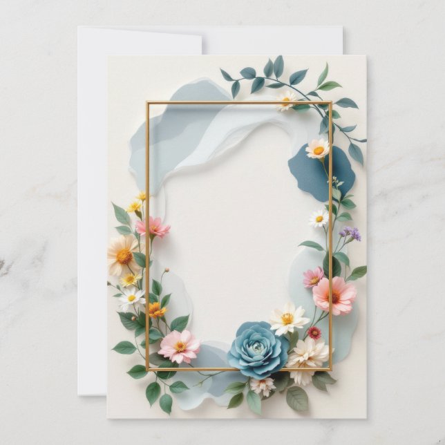 Diseño de tarjeta de invitación PREMIUM (Anverso)