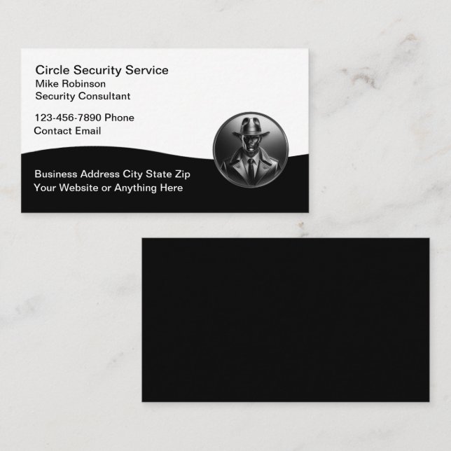 Diseño de tarjeta de presentación de servicios de  (Anverso / Reverso)
