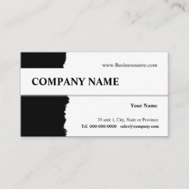 Diseño de tarjeta de presentación de Tear Away