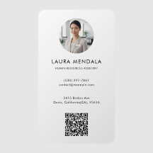 Diseño de tarjeta de presentación moderna elegante