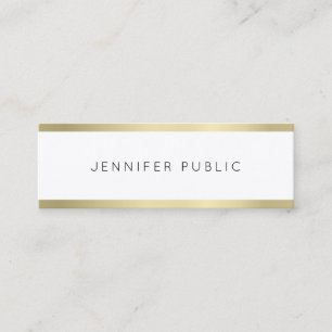 Diseño de tarjeta de presentación moderno minimali