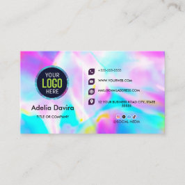 Diseño de Tarjeta de Visita de Lujo con Piedra Ópa