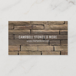 Diseño de tarjeta de visita Masonry Company