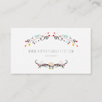 Diseño de Tarjeta de Visita Prediseñado, Negocio D