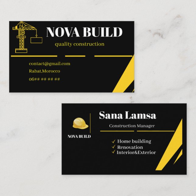 Diseño de Tarjeta de Visita Profesional (Anverso / Reverso)