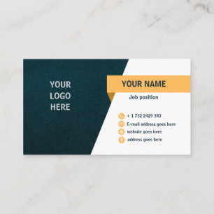 Diseño de Tarjeta de Visita Vertical Moderna Corpo