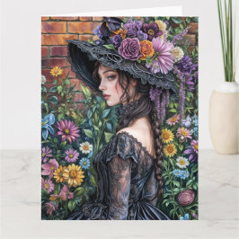 Diseño de tarjeta Spring Victorian Goth 2025 3