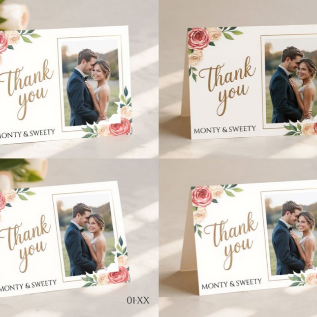 Diseño de tarjetas Corporativas, Bodas y Funerales (Say thanks in style #ThankYouCard #CustomDesign)