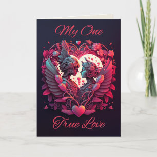 Diseño de tarjetas de el día de San Valentín