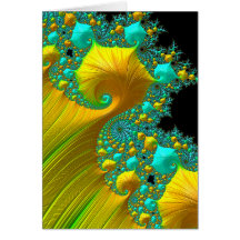 Diseño de tarjetas de felicitación de cono dorado