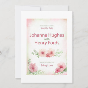DISEÑO DE TARJETAS DE INVITACIÓN DE BODA