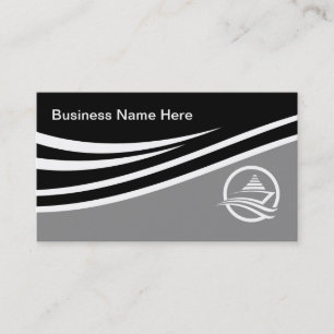 Diseño de Tarjetas de Negocio de Servicios Marinos