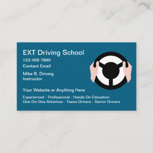 Diseño de tarjetas de negocios para escuelas de co
