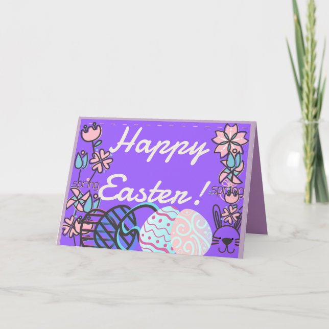 Diseño de tarjetas de Pascua (Anverso)