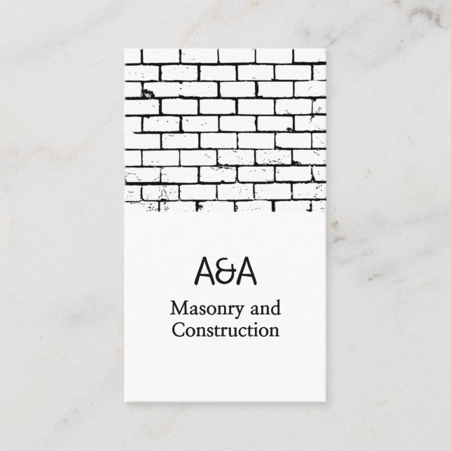 Diseño de tarjetas de presentación para masonería  (Anverso)