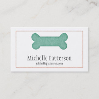 Diseño de tarjetas de presentación para perros con