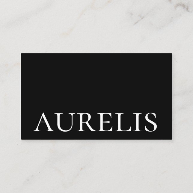 Diseño de tarjetas de presentación tipográficas mi (Reverso)