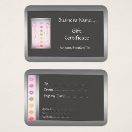 Diseño de tarjetas de regalo holísticas para manos