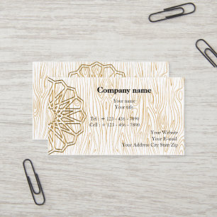 Diseño de tarjetas de visita artesanal para trabaj