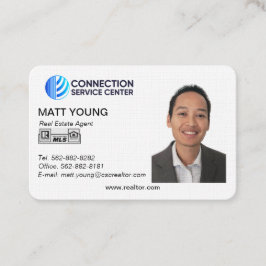 Diseño de tarjetas de visita de agente inmobiliari