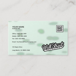 Diseño de tarjetas de visita ecológicas / orgánica
