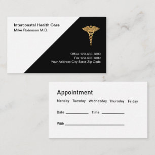 Diseño de tarjetas de visita para citas médicas cl