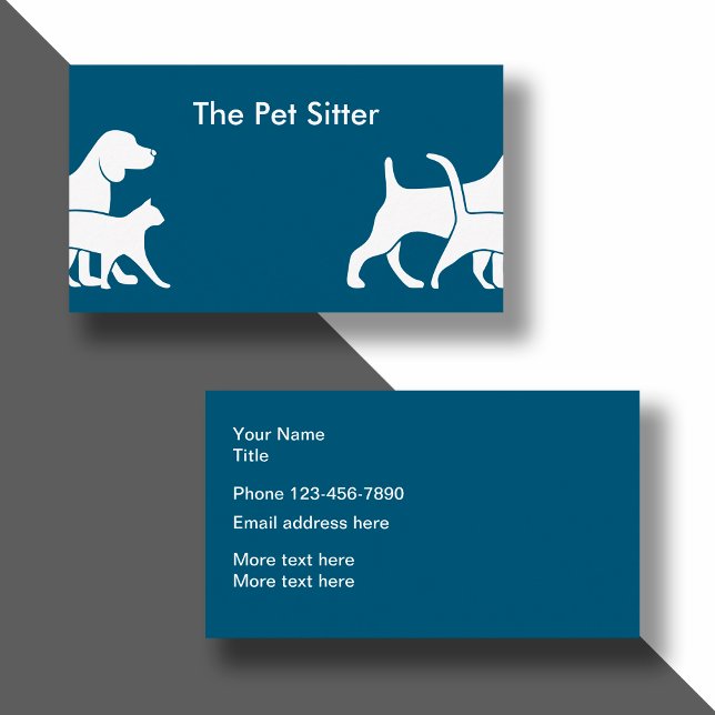 Diseño de tarjetas de visita para Mascota intelige (Subido por el creador)