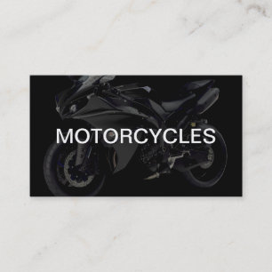 Diseño de tarjetas de visita para motocicletas