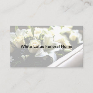 Diseño de tarjetas funerarias para el hogar